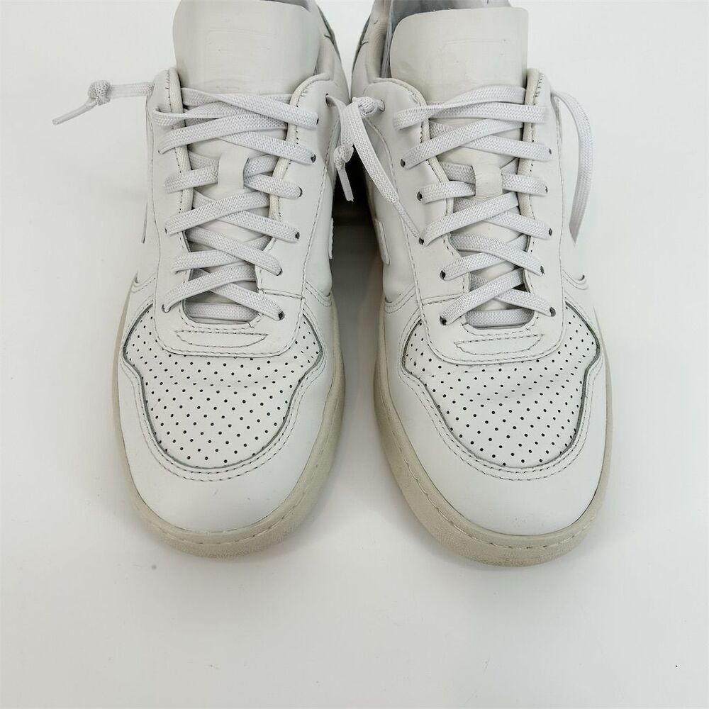 Veja x Free People V-12 White Leather Sneakers Casual Athletic size 8/39 - Picture 6 of 9